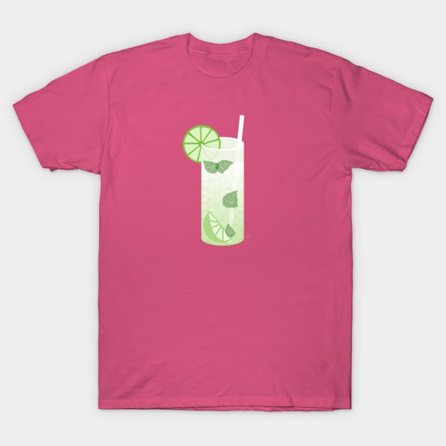 Mojito Rum Cocktail T-Shirt by lymancreativeco